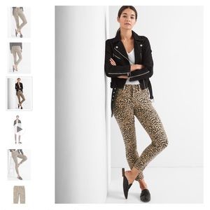 Leopard True Skinny Ankle jeans